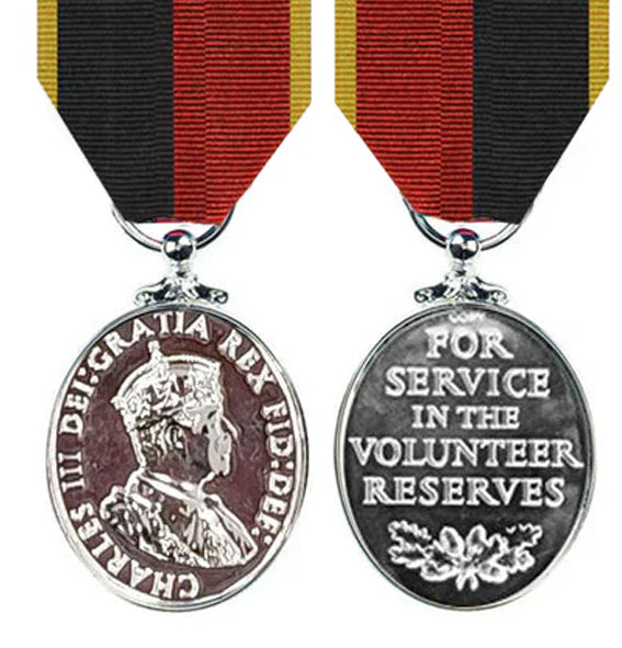 Volunteer Reserve Service HAC Full Size Medal King Charles III