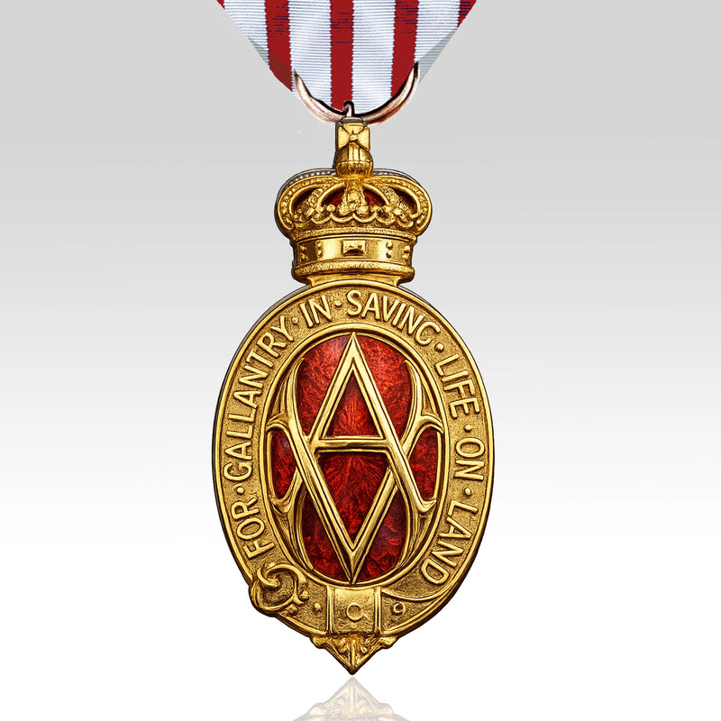 Albert Medal (Gold) – Gallantry in Saving Life on Land