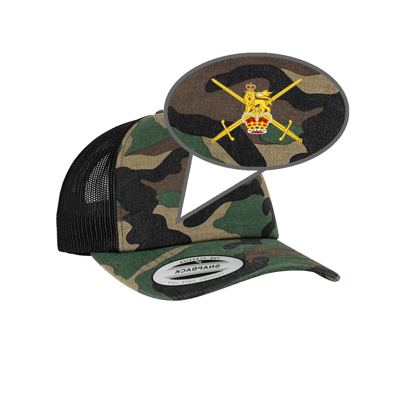 British Army Crossed Swords Cameo Baseball Hat