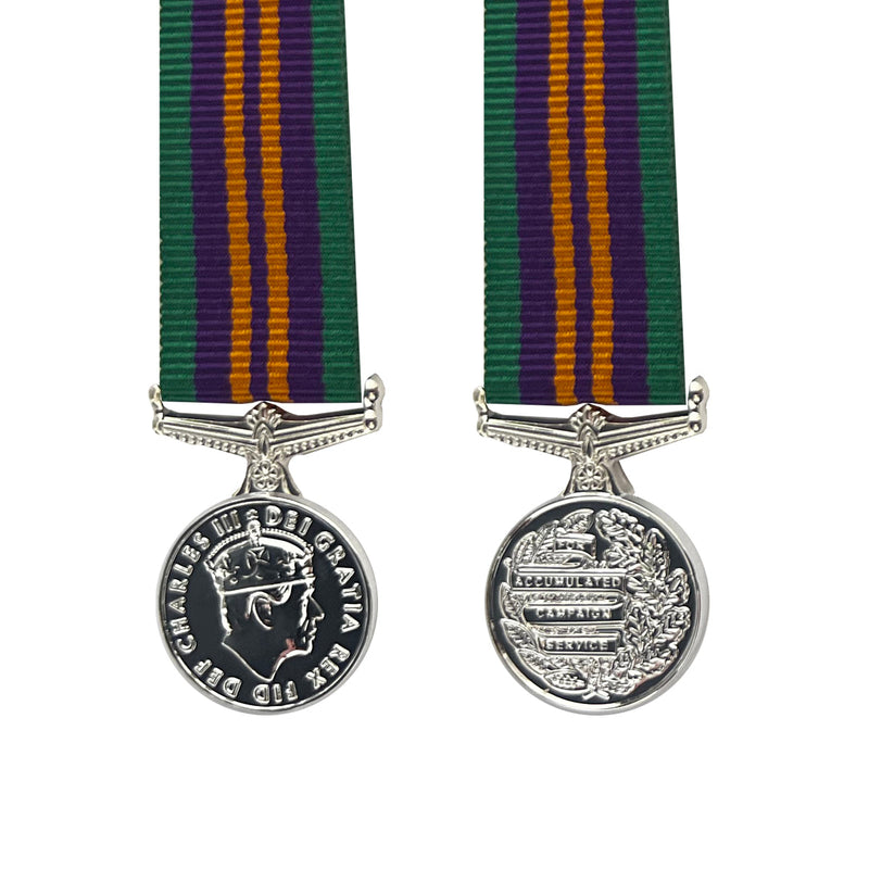 Accumulated Campaign Service Miniature Medal CIIIR (ACSM)