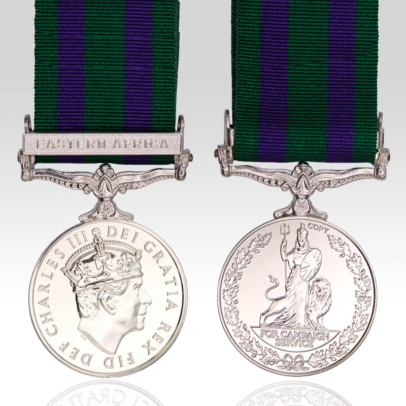 General Service Medal 2008 (KCIII) – Eastern Africa Clasp