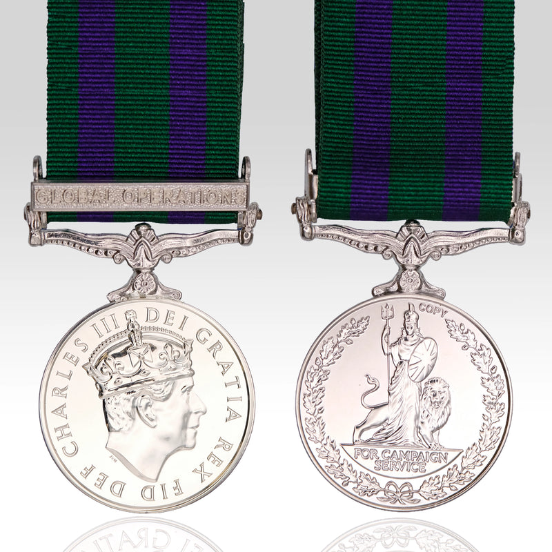 General Service Medal 2008 (King Charles III) – Global Operations Clasp