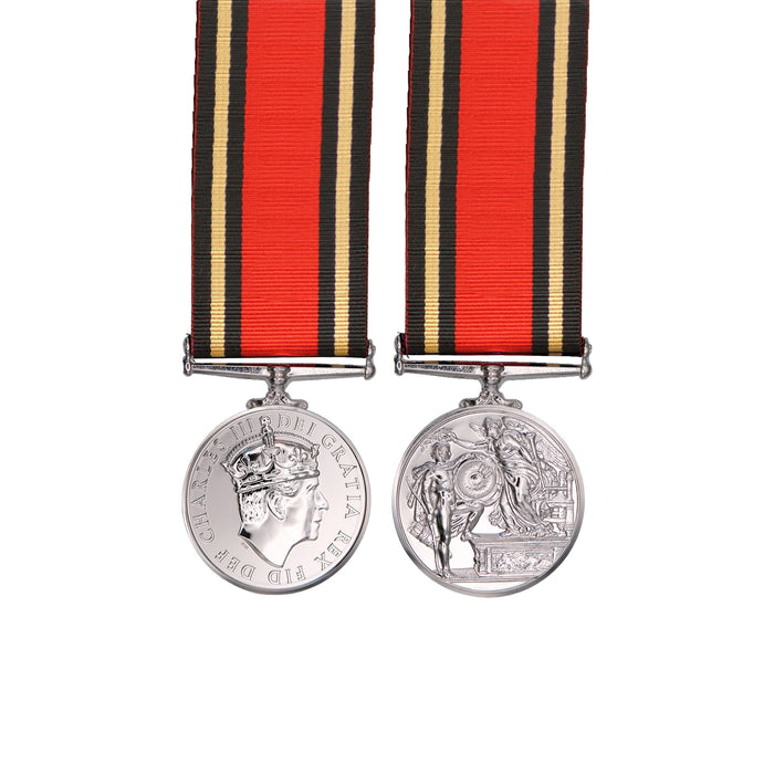 Army Champion Shot Medal – King Charles III Miniature