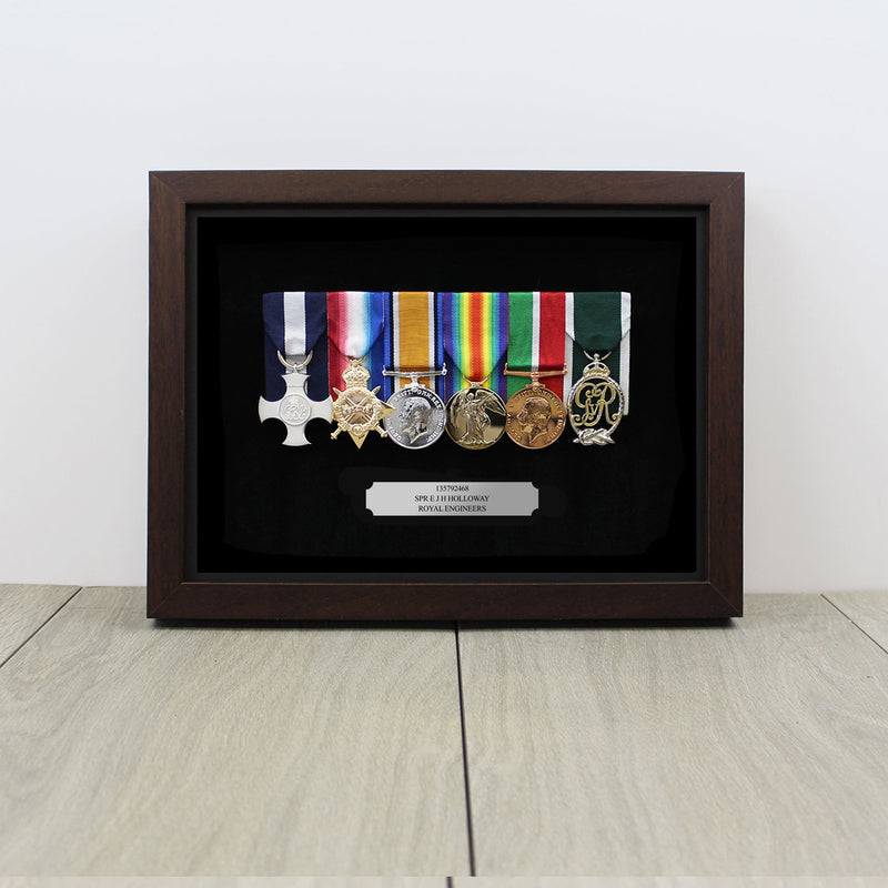 Freestanding Medal Display Case for 5+ Medals