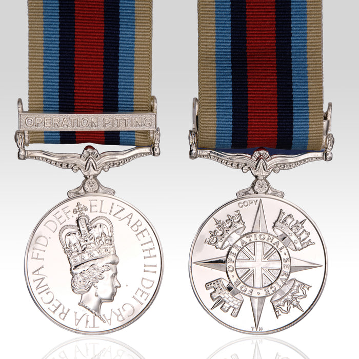 Operational Service Medal - OPERATION PITTING — Empire Medals