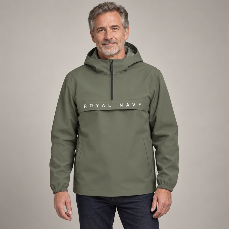 Personalised Waterproof 1/4 Zip Windbreaker
