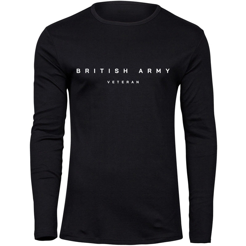 Personalised Military Veteran Long Sleeve T-Shirt