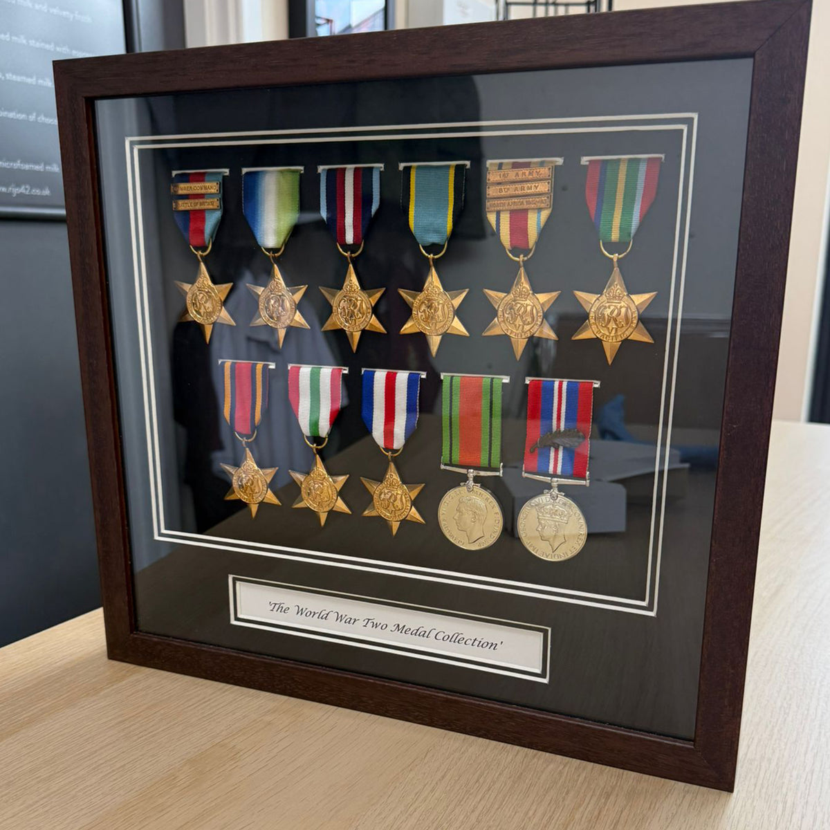 WW2 Framed Medal Collection — Empire Medals