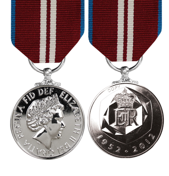 2012 Queen's Diamond Jubilee Full Size Medal