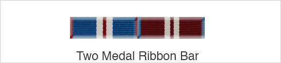 Medal Ribbon Bar for 2 Medals