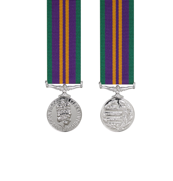 Accumulated Campaign Service Miniature Medal Post 2011 