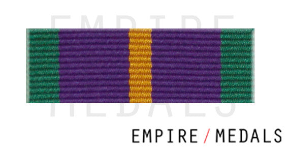 Accumulated Campaign Service Pre 2011 Ribbon Bar with Gilt Rosette