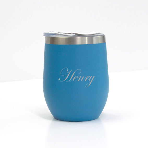 Personalised 350ml Thermal Mug - Light Blue