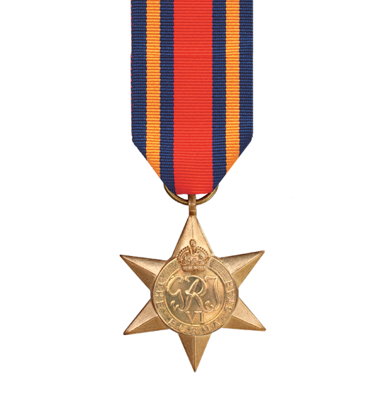 WW2 Burma Star Medal and Ribbon
