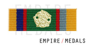 Cadet Forces Medal Ribbon Bar with Silver Rosette