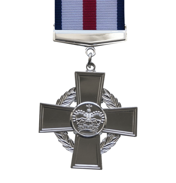 The Conspicuous Gallantry Cross full size Medal with ribbon