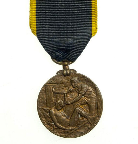 Edward Medal 2nd Class Mines GV Sovereign