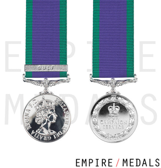 General Service Miniature Medal Gulf