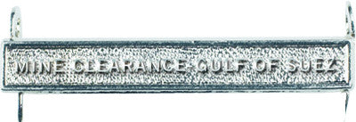 GSM Mine Clearance Gulf of Suez Clasp