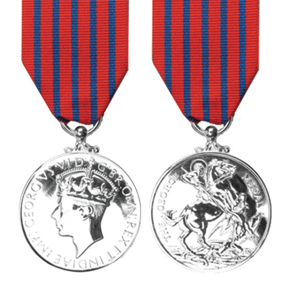 full size george medal with ribbon