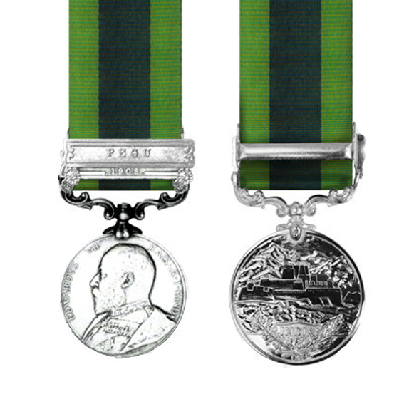 India General Service Medal Miniature 1908-1935