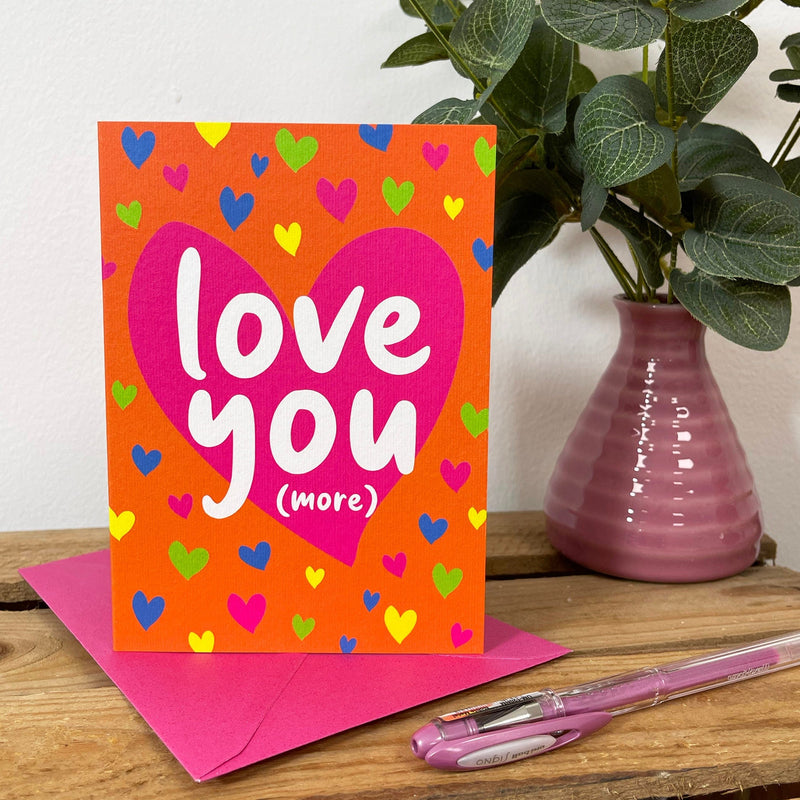 Valentine's Day Greetings Card Not Just a Print Empire Medals