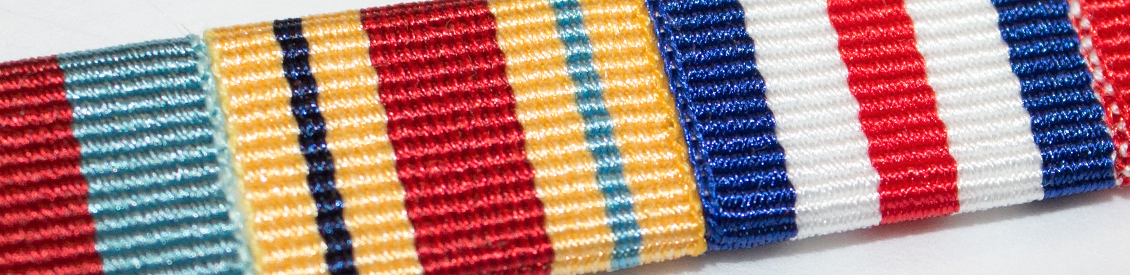 Miniature Medal Ribbon Bar - 10 Ribbons — Empire Medals