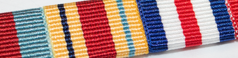 Miniature Medal Ribbon Bar - 4 Ribbons