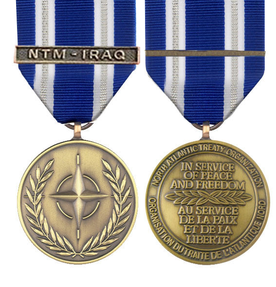 NATO NTM-IRAQ Full Size Medal