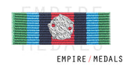 OSM Sierra Leone Medal Ribbon Bar with Rosette