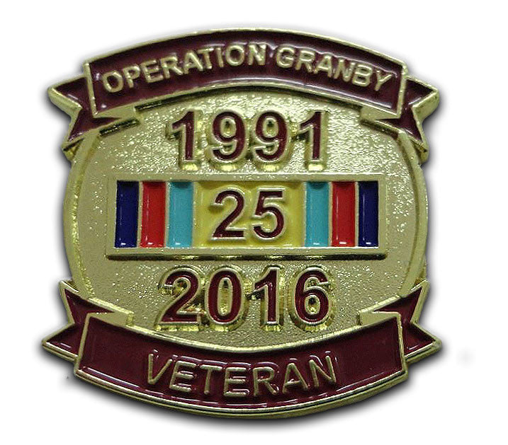 Operation Granby Anniversary Lapel Pin