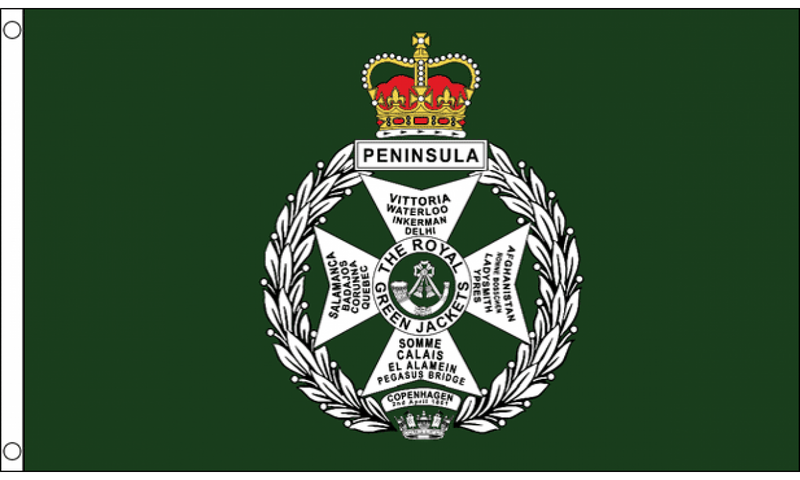 Royal Green Jackets Flag