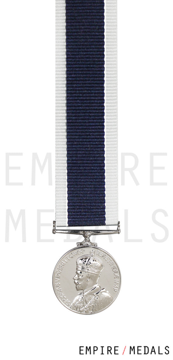 Royal Navy Long Service Miniature Medal GV