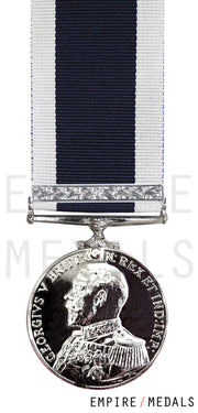 Royal Navy Long Service Miniature Medal GV Admirals Uniform