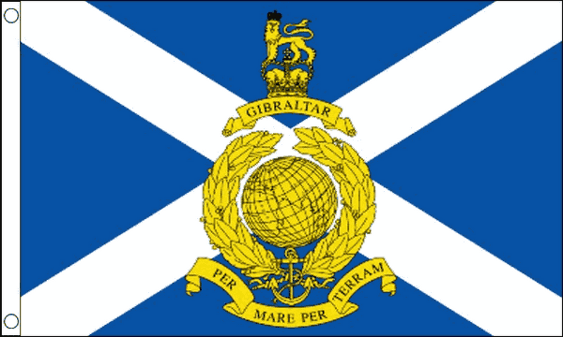 Royal Marines Reserve Scotland Flag - 3ft X 2ft