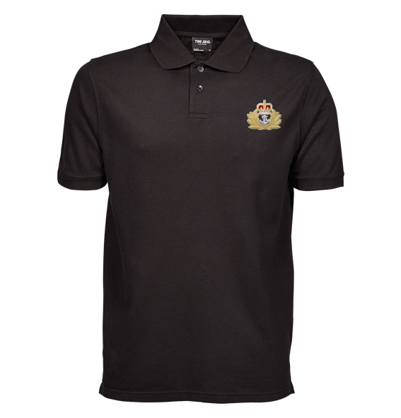 Royal Navy Crest Printed Polo Shirt