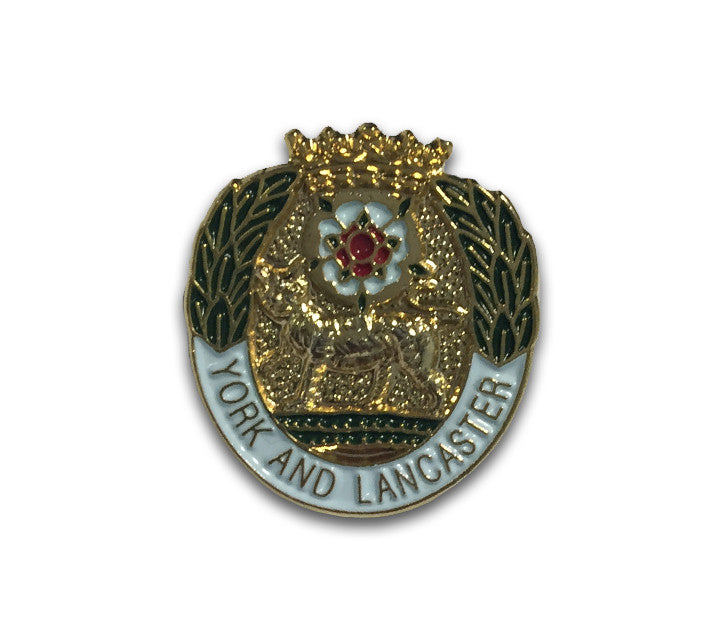 York & Lancaster Regiment Lapel Badge