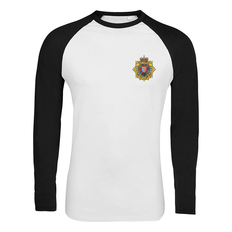 Long Sleeve Contrast Printed T Shirt