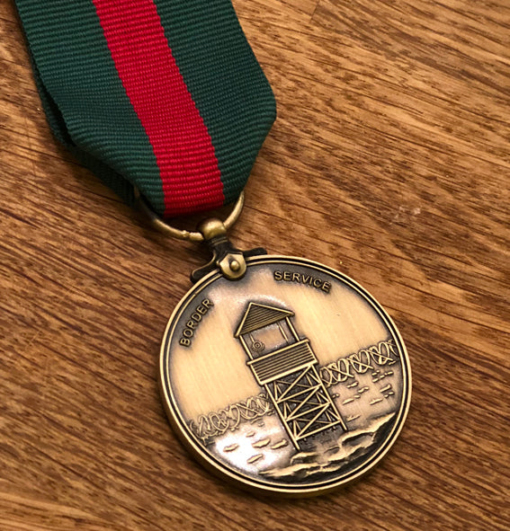 Border Service Commemorative Medal - Miniature