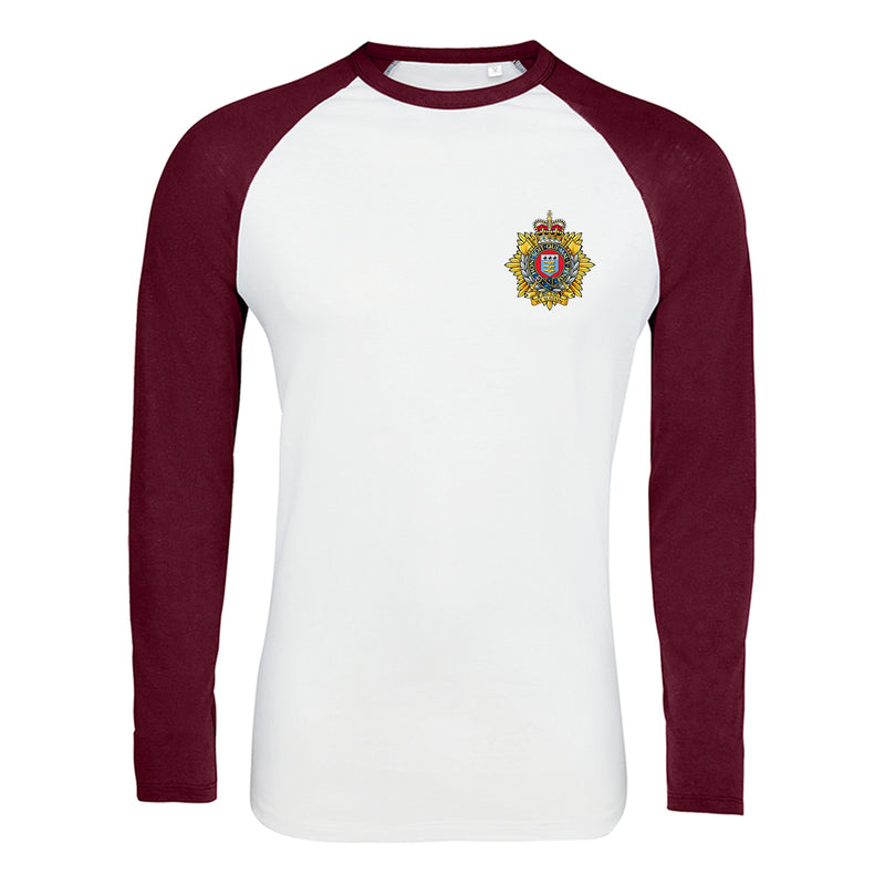 Long Sleeve Contrast Printed T Shirt