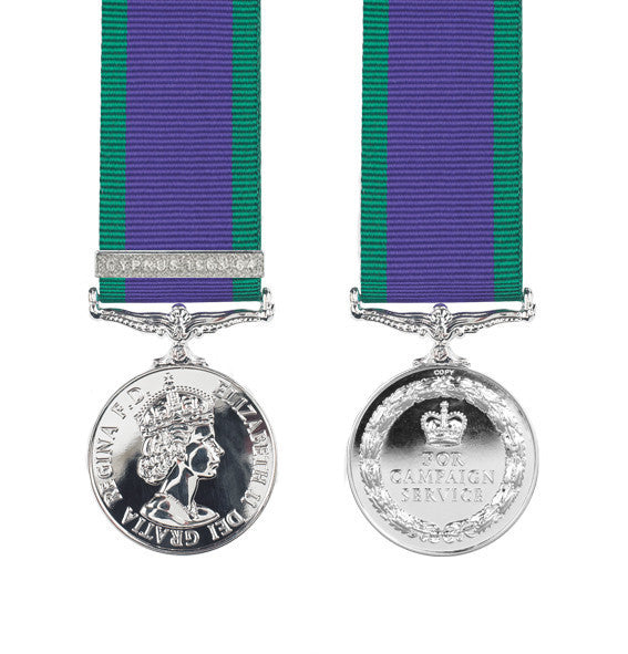 General Service Miniature Medal EIIR Cyprus 63-64