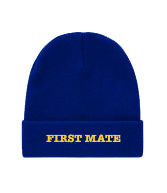 First Mate Embroidered Beanie Hat