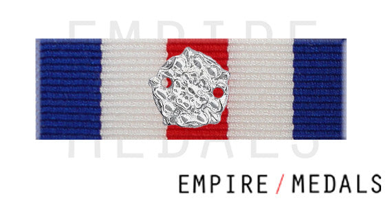 France and Germany Star Ribbon Brooch Bar with Rosette — Empire Medals