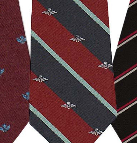 Royal Air Force (cap-badge motif, navy ground) Polyester Tie