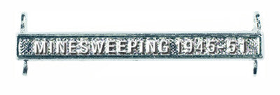General Service Medal GVI Minesweeping 1945-51 clasp