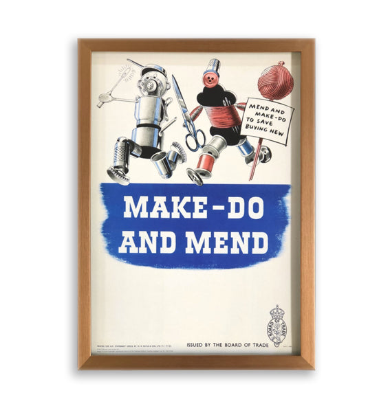 Make Do and Mend Framed Poster