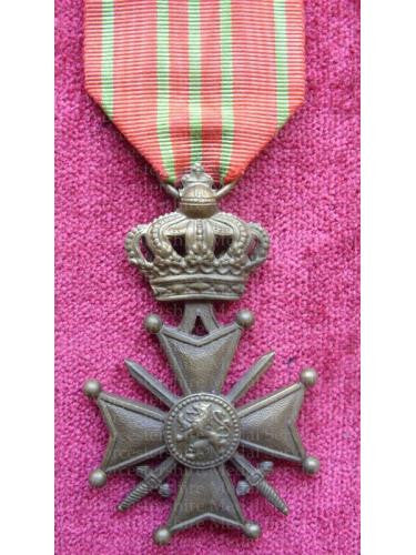 Belgium Croix de Guerre Full Size Medal 1914-18