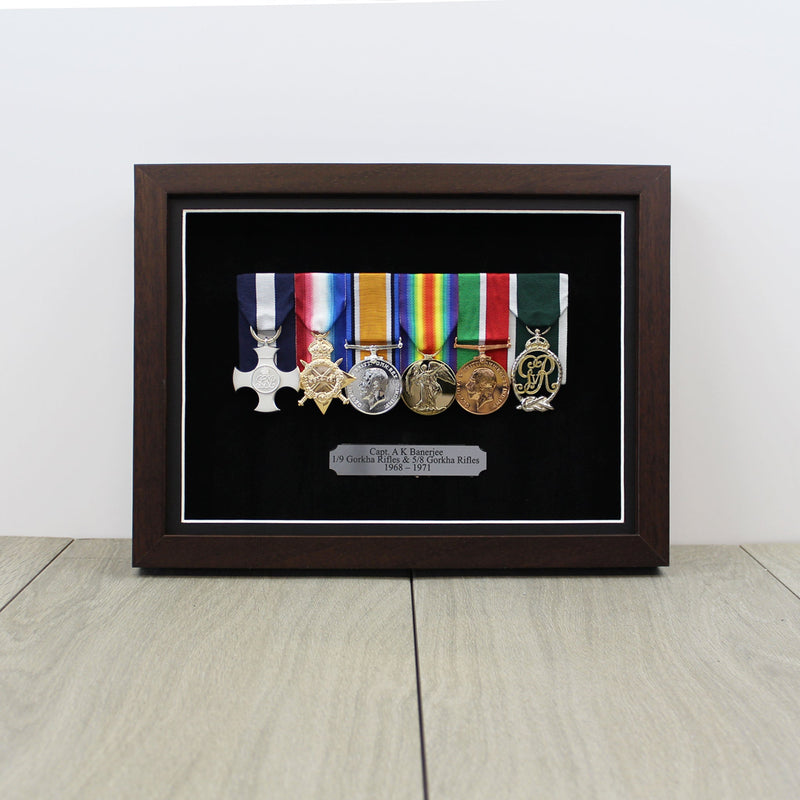 Freestanding Medal Display Case for 5+ Medals
