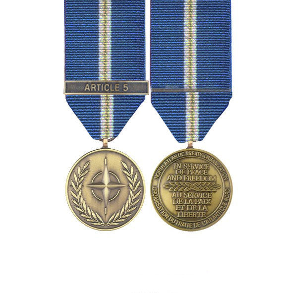 NATO Eagle Assist Miniature Medal