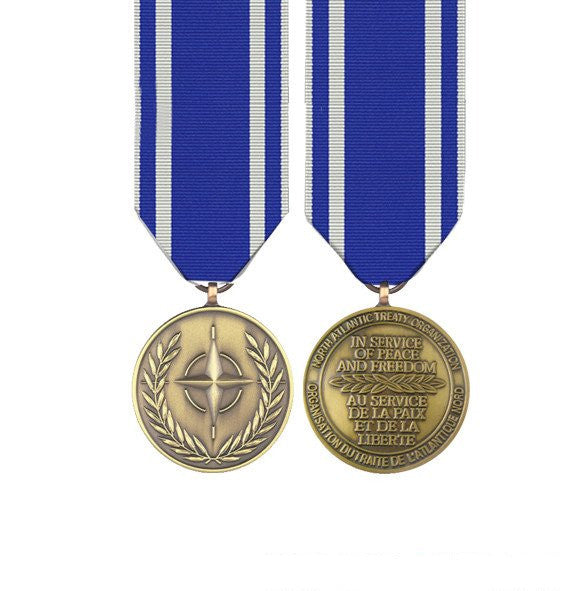 NATO Macedonia Miniature Medal